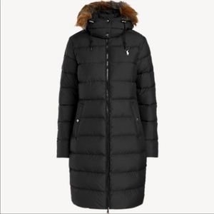 COPY - POLO RALPH LAUREN WOMEN’S FAUX FUR TRIM DOWN COAT NWT